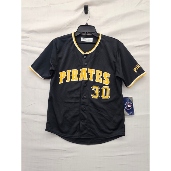 MLB Other - MLB Boys Paul Skenes Pittsburgh Pirates Jersey Black Polyester Athletic Size L